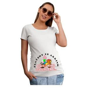 Tshirt Premaman Playboy in arrivo  - idea regalo
