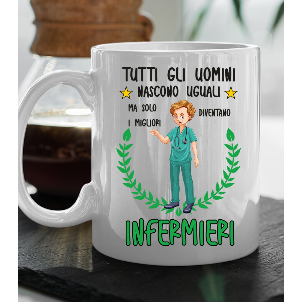 Tazza Infermiera Donna Nessuna Donna è perfetta ma le Infermiere ci vanno  molto vicine Tazze Divertenti Donna Gadget Idea Regalo Simpatica