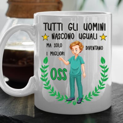 Tazza Oss divertente Mestieri Tutti gli uomini nascono uguali, ma solo i migliori diventano oss tazza mug divertente mestieri