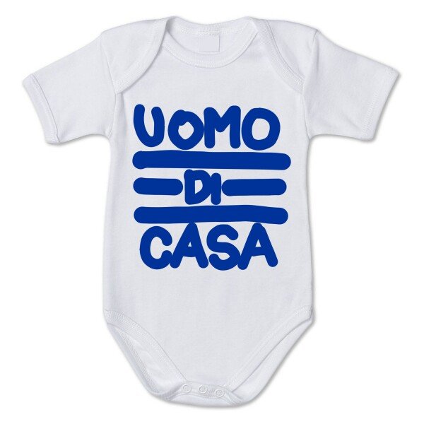 Body Neonato Uomo di casa - body simpatico e divertente - pagliaccetto in cotone - idea regalo