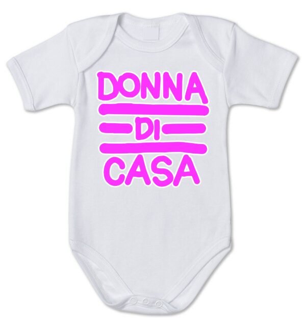 Body Neonato Donna di casa - body simpatico e divertente - pagliaccetto in cotone - idea regalo