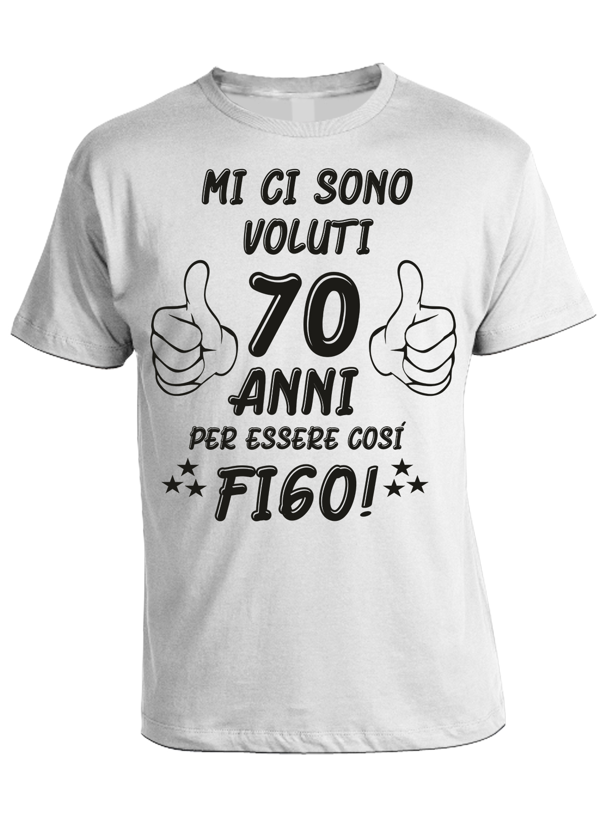Maglietta 70 anni - buon compleanno - t-shirt divertente uomo - ColorFamily