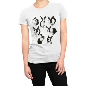 Tshirt coniglio donna coniglio nano - maglietta divertente donna - bunny