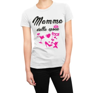 Tshirt maglietta Addio al nubilato Mamma della Sposa - bride mom - hen party - maglietta divertente donna