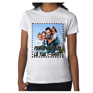 Tshirt da donna Personalizzata con foto - Personalizza la tua t-shirt - idea regalo