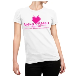 T-Shirt Addio al Nubilato Maglietta Addio al Nubilato Party Time Vietato l'accesso