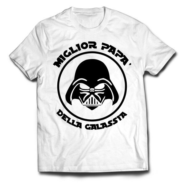 tshirt miglior papà della galassia