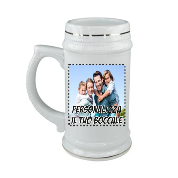 Boccale da birra Personalizzato con foto - Personalizza il tuo boccale - idea regalo