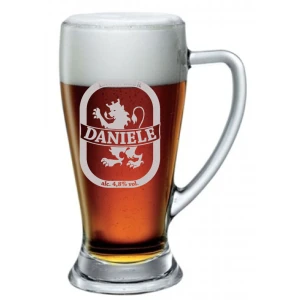 Boccale da birra con incisione personalizzabile Compleanno - best lager beer - personalizza con nome - bicchiere in vetro 38 cl