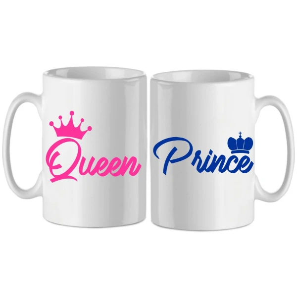 Tazza Mug Doppia Queen e Prince - re e principessa - idea regalo