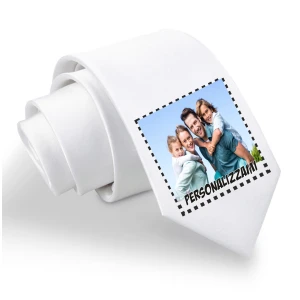 Cravatta in poliestere Personalizzata con foto - Personalizza la tua cravatta - idea regalo