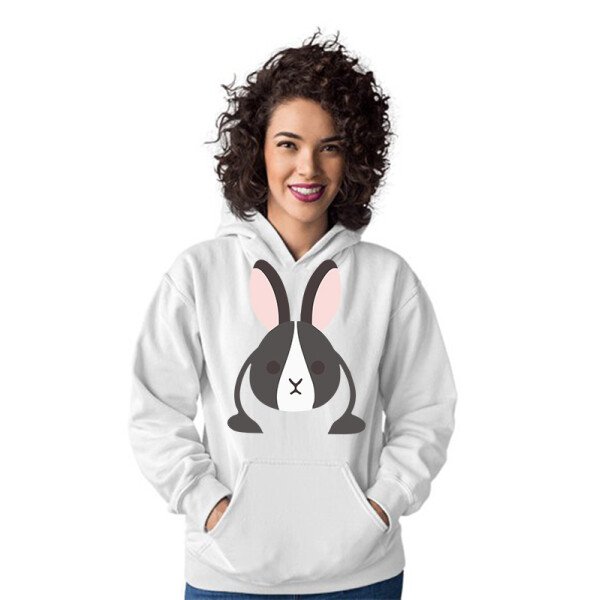 Felpa coniglio donna bunny cartoon - maglietta divertente donna - bunny