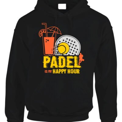 Felpa con cappuccio padel Is My Happy Hour