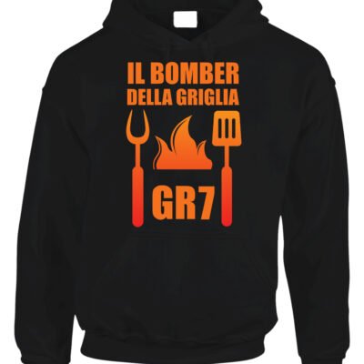 Felpe uomo barbecue il bomber della griglia GR7