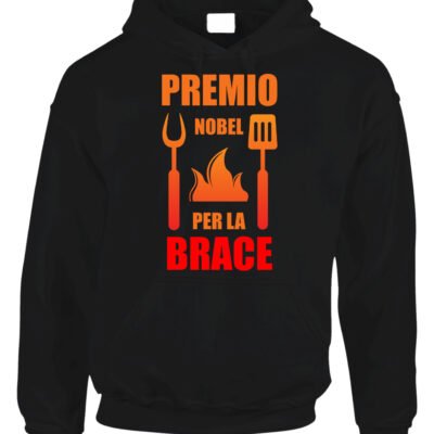 Felpe uomo barbecue premio Nobel per la brace