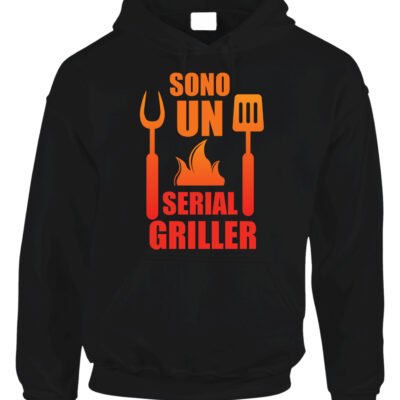 Felpe uomo barbecue sono un serial griller