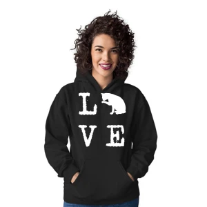 Felpa gatto donna - Love - maglietta divertente donna - cat