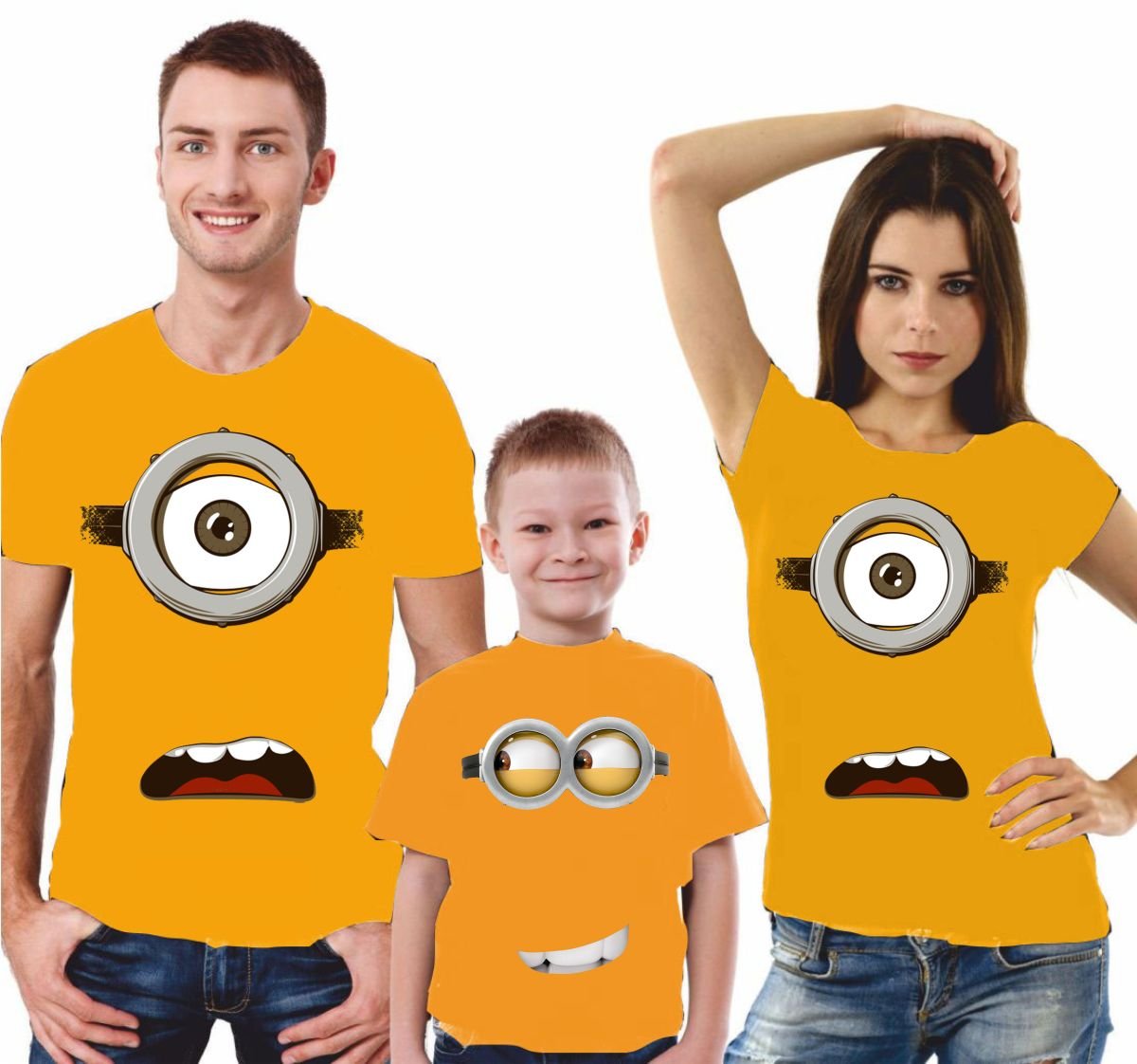 Tris Di Magliette Coordinate Famiglia Con Innaffiatoio E Fiori - Idea Regalo Per Festa Del Papà E Della Mamma