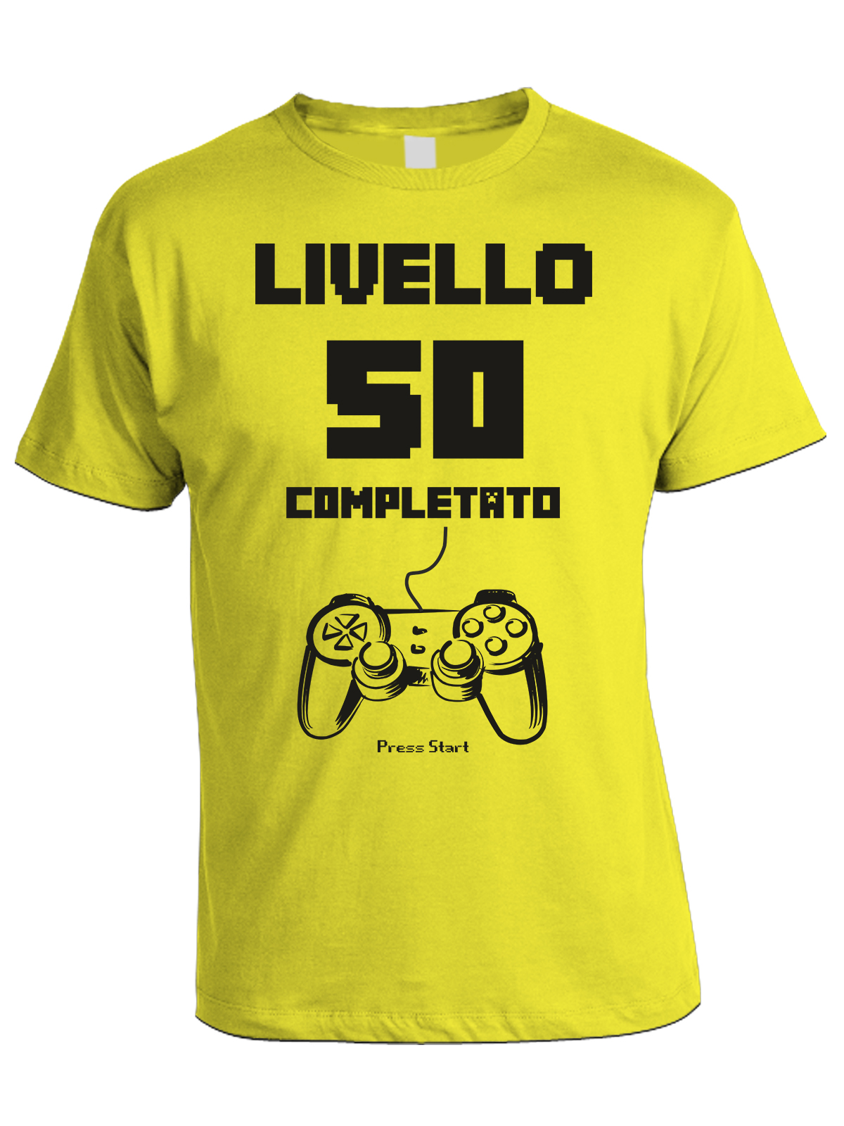 Tshirt Compleanno livello 50 completato - 50 anni - tshirt