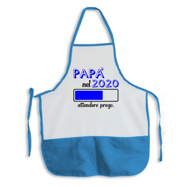 Grembiule da Cucina Festa del Papà - Papà nel 2020 attendere prego - humor - happy father's day