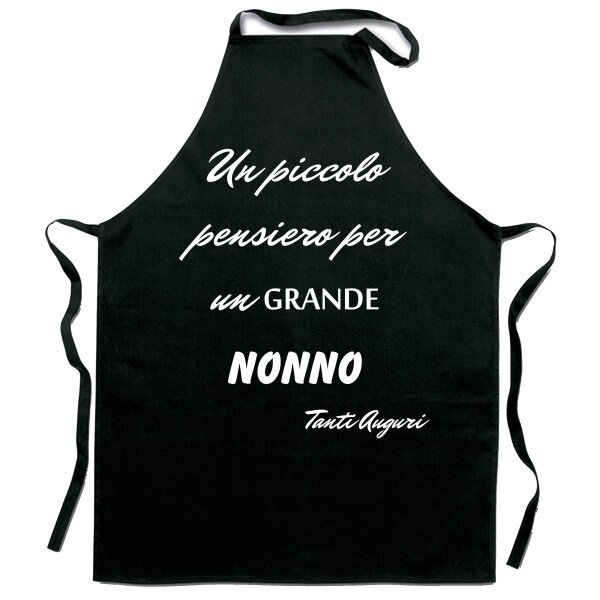 Grembiule da cucina Nonno - un piccolo pensiero per un grande nonno - tanti auguri nonno - idea regalo