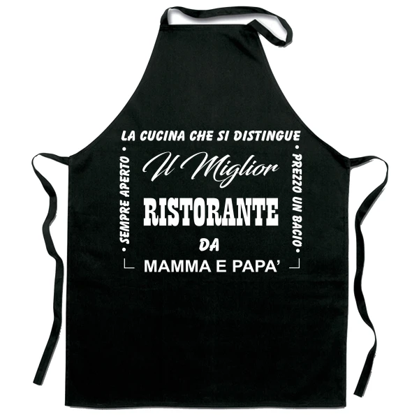 Grembiule da cucina il miglior ristorante da Mamma e Papà - immagine 2