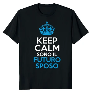 Addio al Celibato Keep Calm Sono Il Futuro Sposo Divertenti Regalo Maglietta