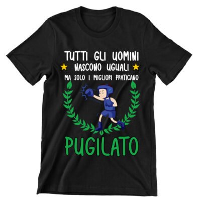T-shirt divertente uomo pugile