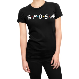 Tshirt maglietta Addio al nubilato Sposa - friends - hen party - maglietta divertente donna
