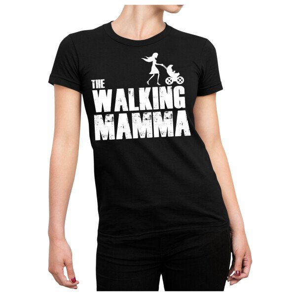 Tshirt the walking mamma - regalo simpatico mamma - regalo divertente festa della mamma