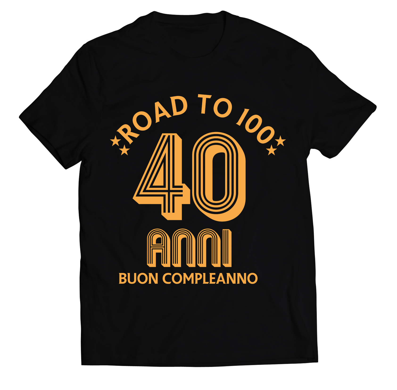 Maglietta 40 anni - buon compleanno - t-shirt divertente uomo - ColorFamily