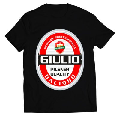 T-shirt birra Beck's personalizzabile con nome bevitore