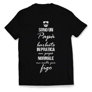T-shirt sono un papà barbuto , in pratica un papà normale