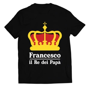 Maglietta personalizzabile Papà - il Re dei Papà- t-shirt divertente uomo