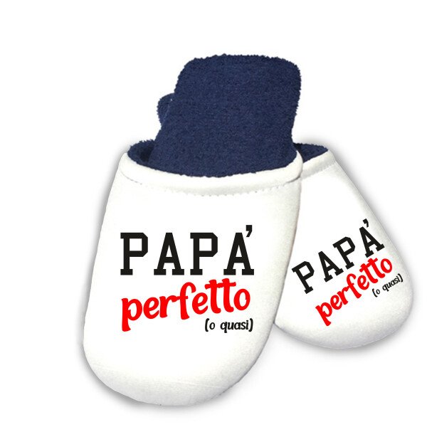 Pantofole da uomo Festa del Papà - Papà perfetto... o quasi - happy father's day