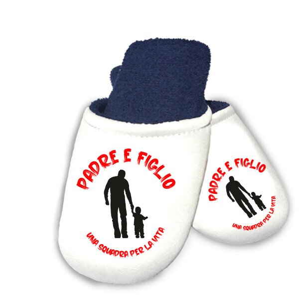 Pantofole da uomo Festa del Papà Padre e figlio, una squadra per la vita - happy father's day