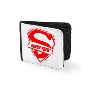 Portafoglio  Festa del Papà Super Papà - Super Dad - happy father's day - idea regalo