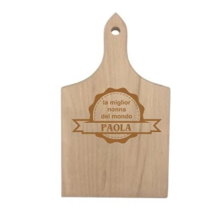 Tagliere da cucina PERSONALIZZABILE Nonna la miglior Nonna del mondo (nome della nonna) - idea regalo nonna