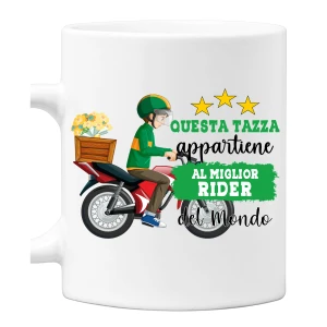Tazza Rider Mestieri divertenti Questa tazza appartiene al migliore al mondo Idea regalo