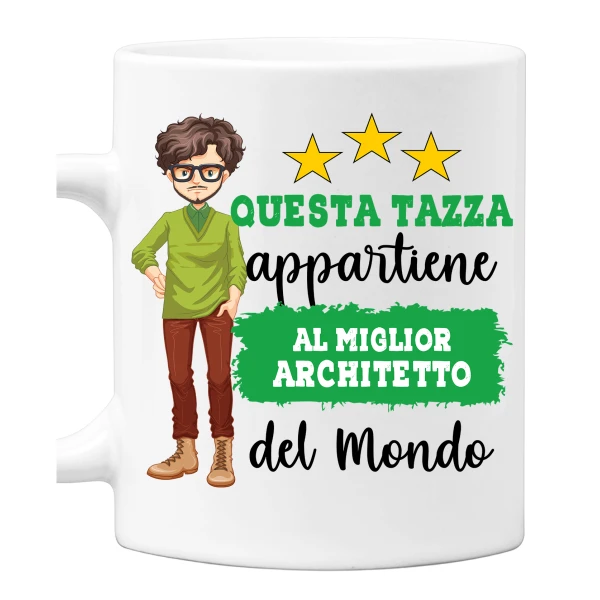Tazza Architetto Mestieri divertenti Questa tazza appartiene al migliore al mondo Idea regalo