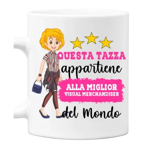 Tazza Visual Merchandiser Mestieri divertenti Questa tazza appartiene al migliore al mondo Idea regalo