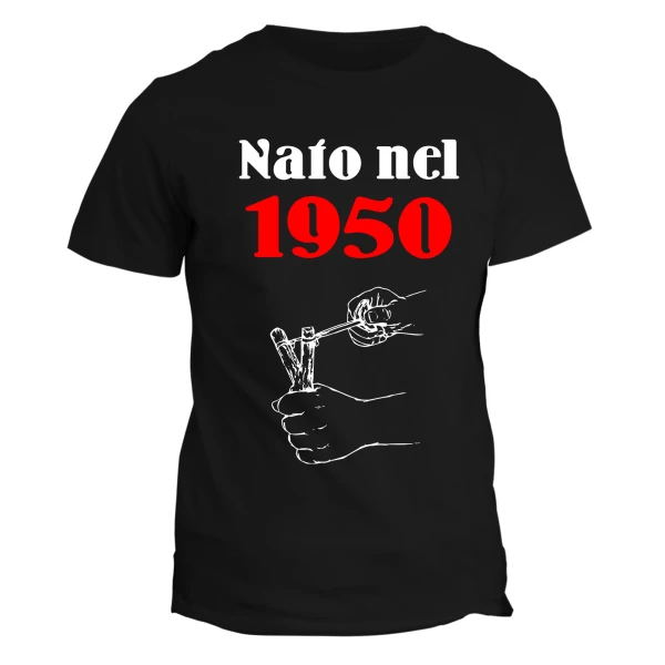 Tshirt Compleanno 70 anni Nato nel (Anno Personalizzabile) - idea regalo
