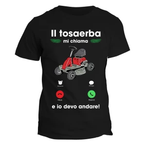 Maglietta Giardiniere Uomo Il tosaerba mi chiama e io devo andare regalo giardiniere divertente