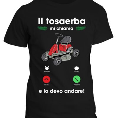 Maglietta Giardiniere Uomo Il tosaerba mi chiama e io devo andare regalo giardiniere divertente