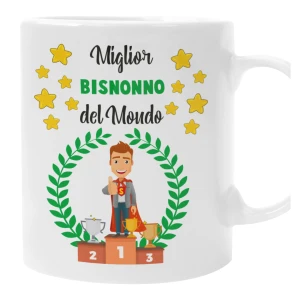Tazza Bisnonno Miglior Bisnonno del Mondo - idea regalo compleanno - divertenti