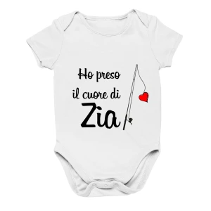 Body da neonato Ho preso il cuore di zia!- body simpatico e divertente - idea regalo