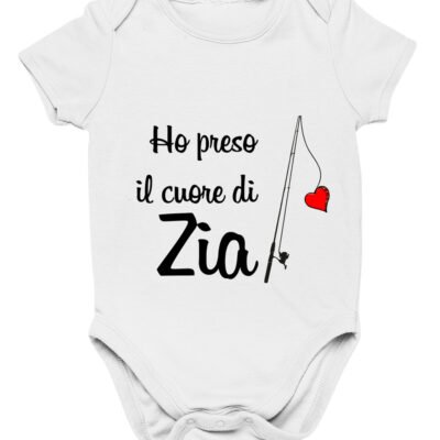 Body da neonato Ho preso il cuore di zia!- body simpatico e divertente - idea regalo