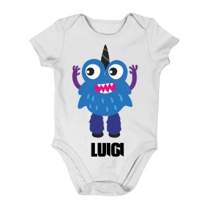Body da neonato Personalizzato mostricciatolo di mamma e papà - mostro - idea regalo