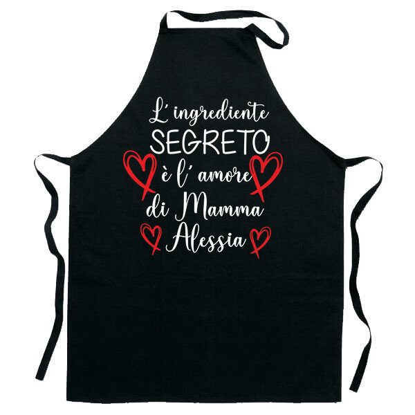 Grembiule da Cucina Personalizzabile mamma - regalo mamma - idea regalo - MODELLO 3