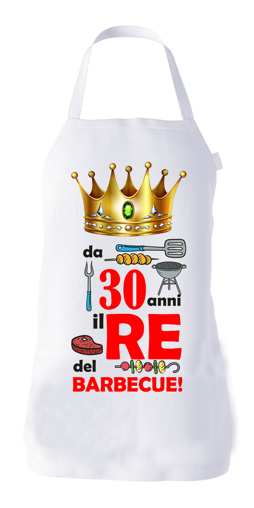 Grembiule Compleanno 30 anni divertente cucina barbecue Mi ci sono voluti 30  anni per cucinare così bene - ColorFamily